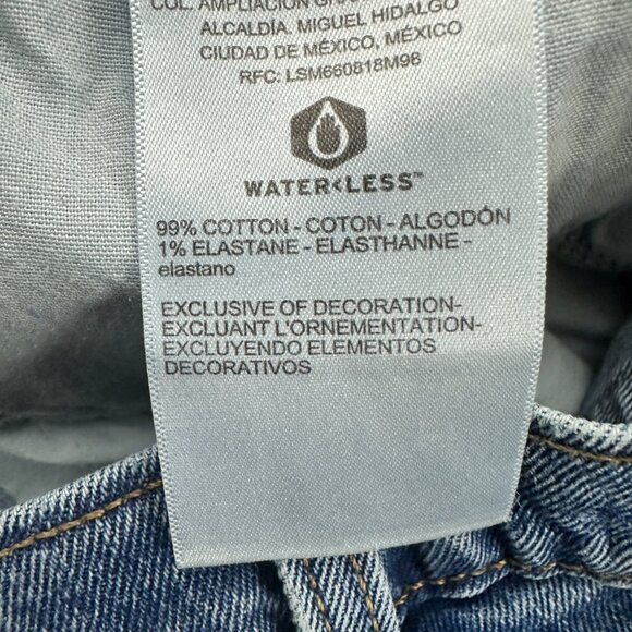 Signature by Levi Strauss Regular Men's size 38x32 Dark Wash Blue Denim jeans - Picture 4 of 6